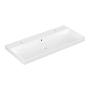 Villeroy & Boch 4156A401 - Viseći umivaonik AVENTO 100x47 cm keramika/bela