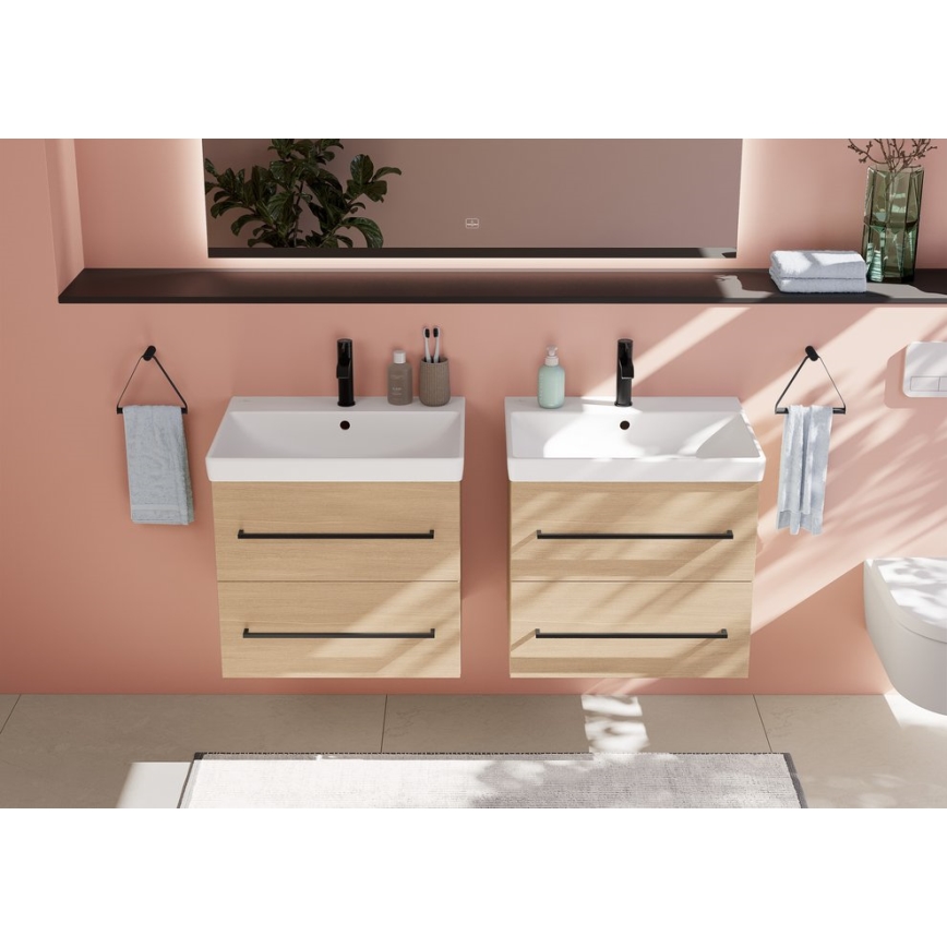 Villeroy & Boch 41586001 - Viseći umivaonik AVENTO 60x47 cm keramika/bela
