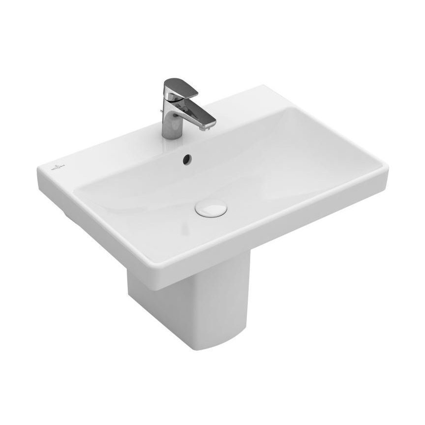 Villeroy & Boch 415860R1 - Zidni umivaonik AVENTO 60x47 cm keramika/bela