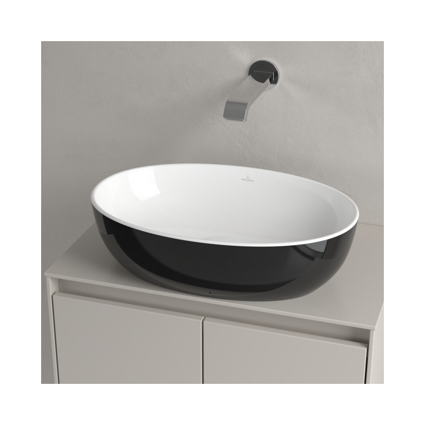 Villeroy & Boch 438848BCT8 - Ugradni umivaonik ARTIS 48x32,5 cm keramika/crna