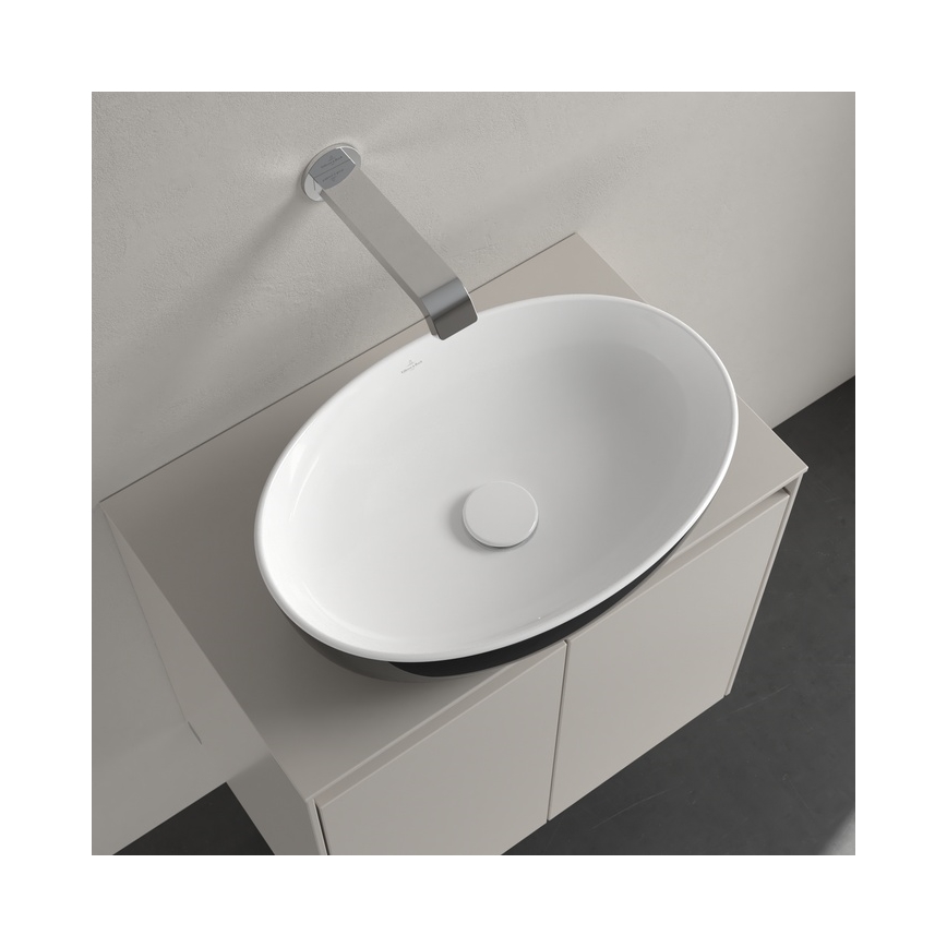 Villeroy & Boch 438848BCT8 - Ugradni umivaonik ARTIS 48x32,5 cm keramika/crna