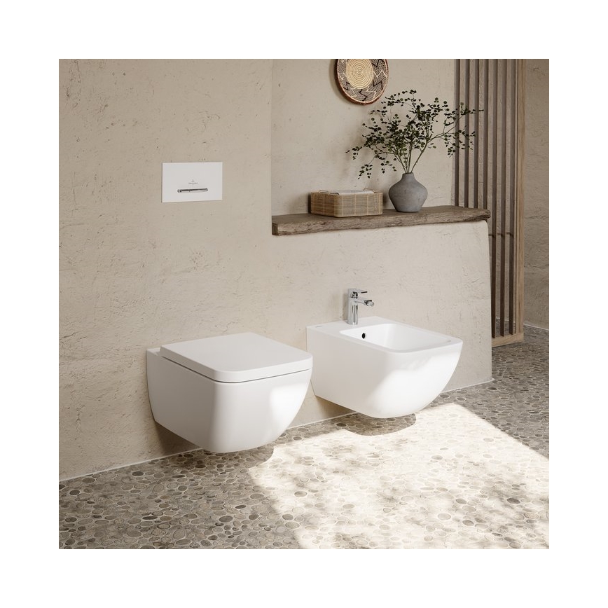 Villeroy & Boch 441100R1 - Viseći bide VENTICELLO keramika/bela