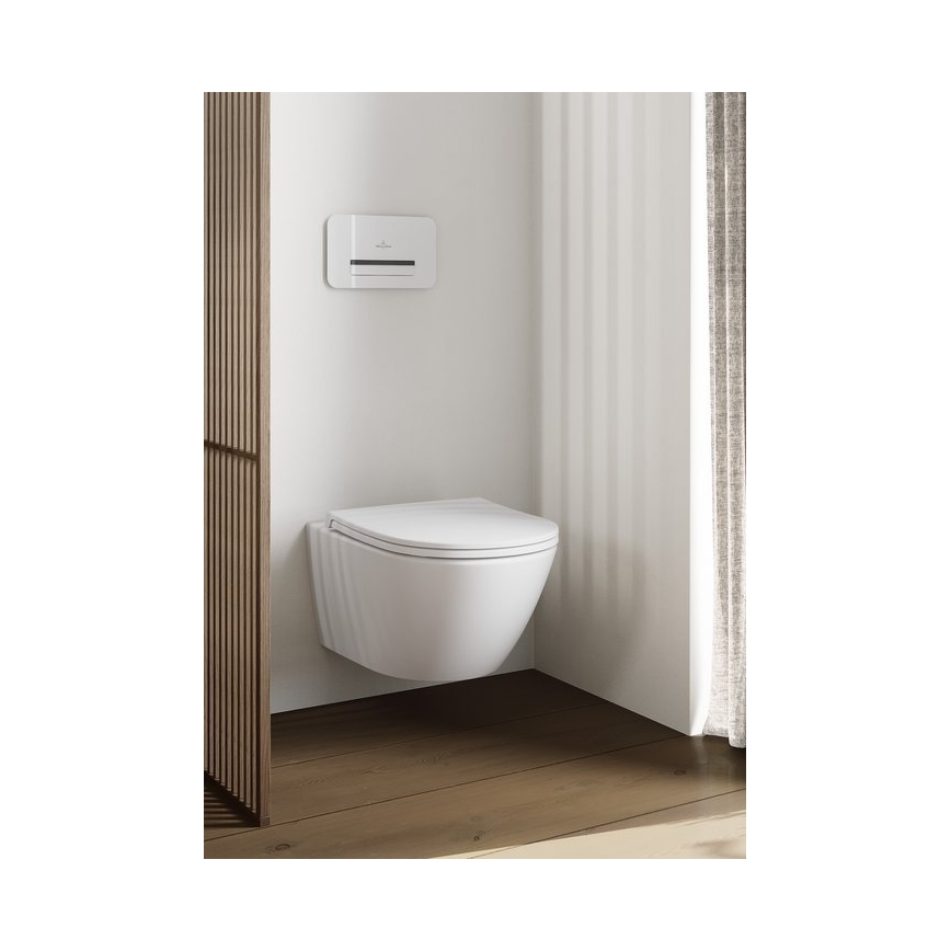 Villeroy & Boch 4670T001 - Viseća WC školjka SUBWAY 3.0 keramika/bela