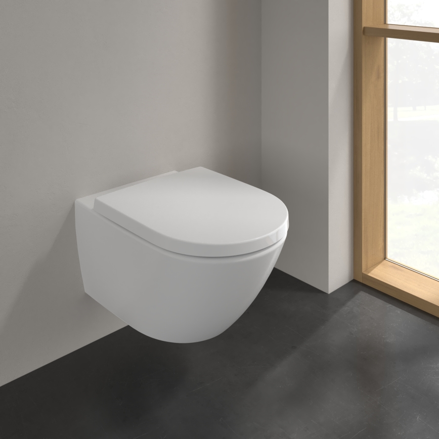 Villeroy & Boch 4670T0RW - Viseća WC šolja SUBWAY 3.0 keramika/bela