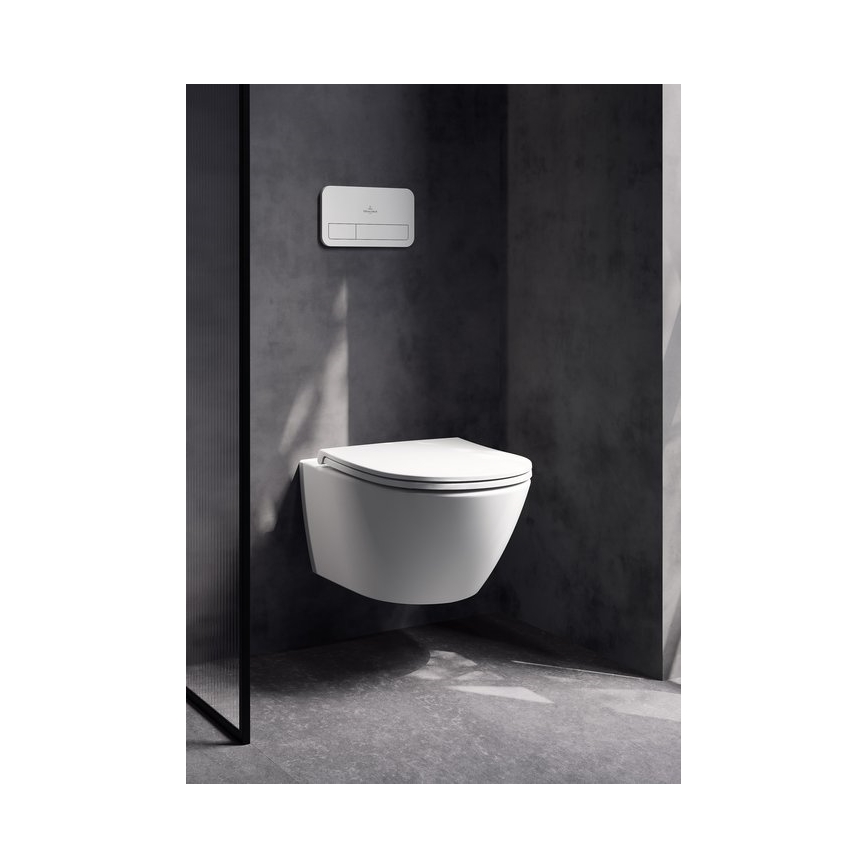 Villeroy & Boch 4670T0RW - Viseća WC šolja SUBWAY 3.0 keramika/bela