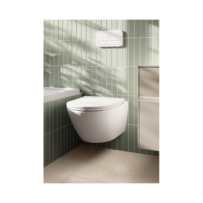 Villeroy & Boch 4670T0T2 - Viseće WC SUBWAY 3.0 keramika/bela