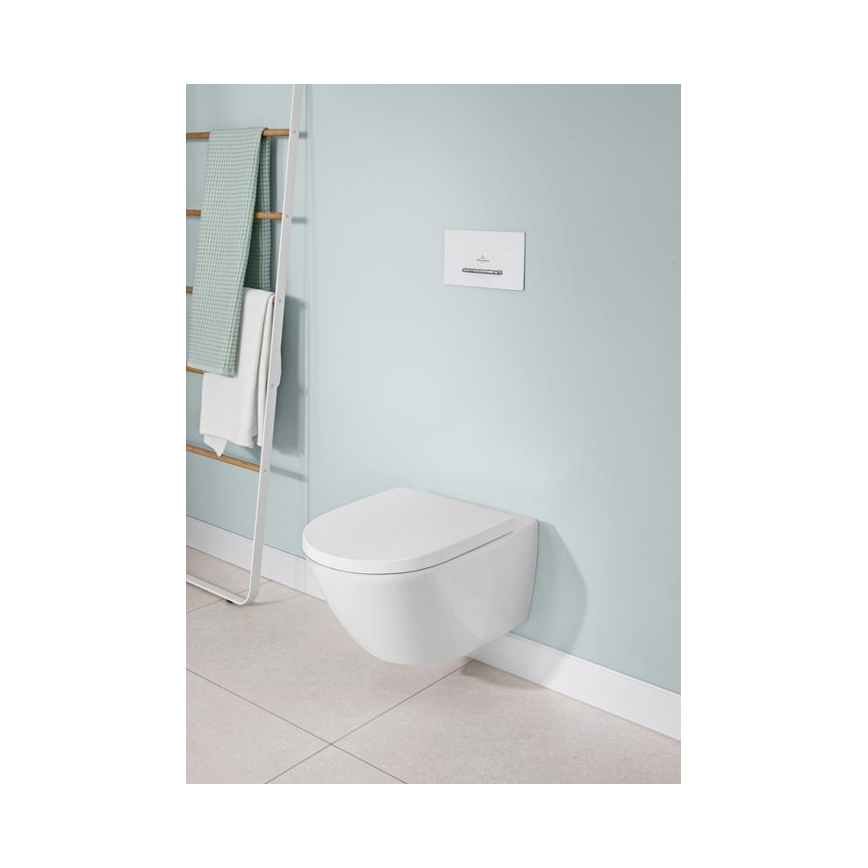 Villeroy & Boch 4670T0T2 - Viseće WC SUBWAY 3.0 keramika/bela