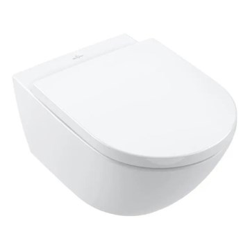 Villeroy & Boch 4670TSR1 - Zidna WC šolja sa daskom SoftClose prigušiva SUBWAY 3.0 keramika/bela