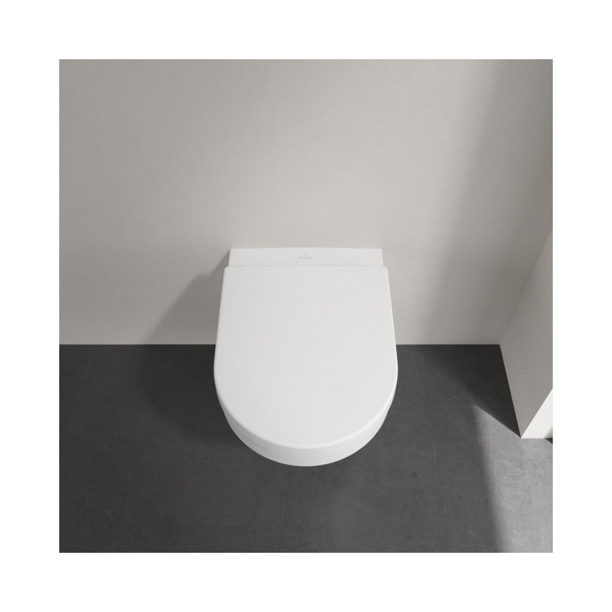 Villeroy & Boch 4694HR01 - Zidna WC školjka sa SoftClose daskom ARCHITECTURA keramika/bela