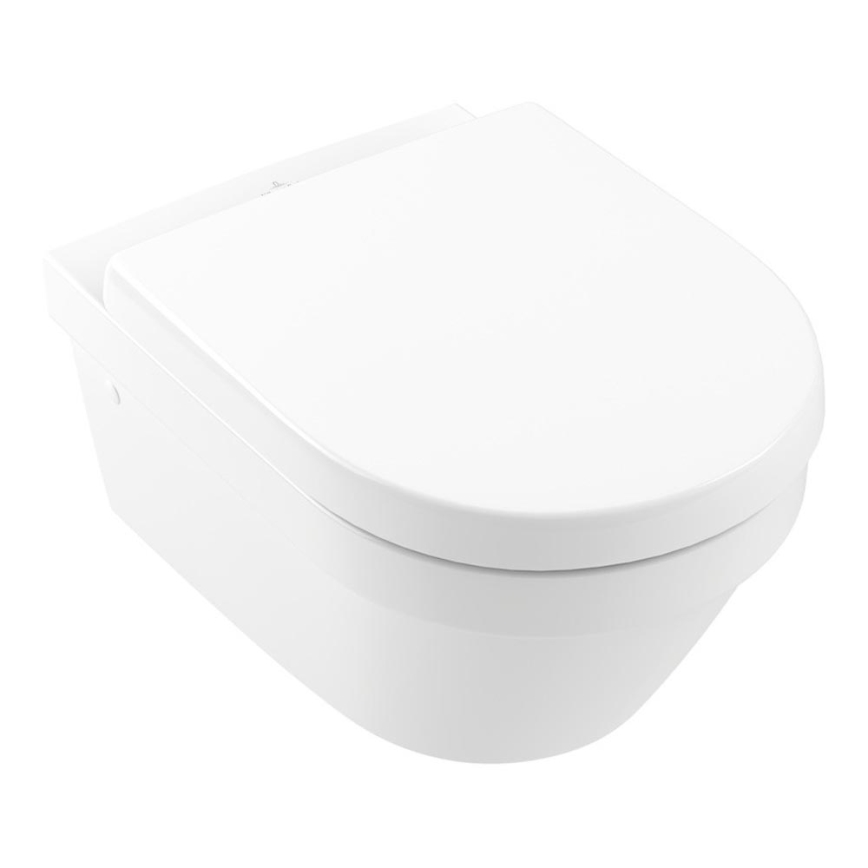 Villeroy & Boch 4694HR01 - Zidna WC školjka sa SoftClose daskom ARCHITECTURA keramika/bela