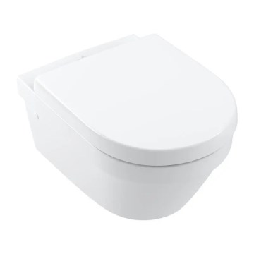 Villeroy & Boch 4694HRR1 - Zidna WC školjka sa toaletnom daskom (prigušiva) ARCHITECTURA keramika/bela