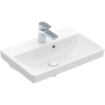 Villeroy & Boch 4A005501 - Zidni umivaonik AVENTO 55x37 cm keramika/bela