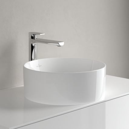 Villeroy & Boch 4A184001 - Umivaonik na ploču COLLARO, prečnik 40 cm, keramika/bela
