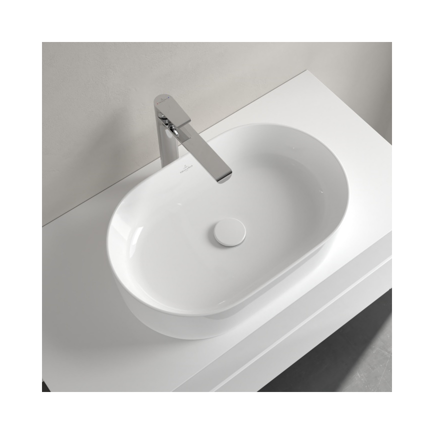 Villeroy & Boch 4A195601 - Umivaonik na ploču COLLARO 56x36 cm keramika/bela