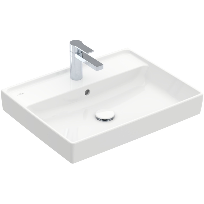 Villeroy & Boch 4A336001 - Zidni umivaonik COLLARO 60x47 cm keramika/bela