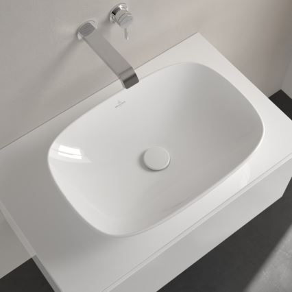Villeroy & Boch 4A490101 - Nadgradni umivaonik na ploču LOOP&FRIENDS 56x38 cm keramika/bela