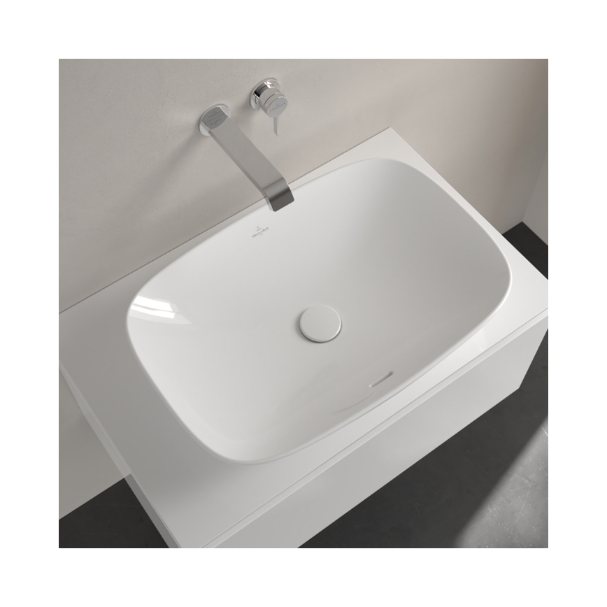 Villeroy & Boch 4A500001 - Umivaonik na ploču LOOP&FRIENDS 62x42 cm keramika/bela