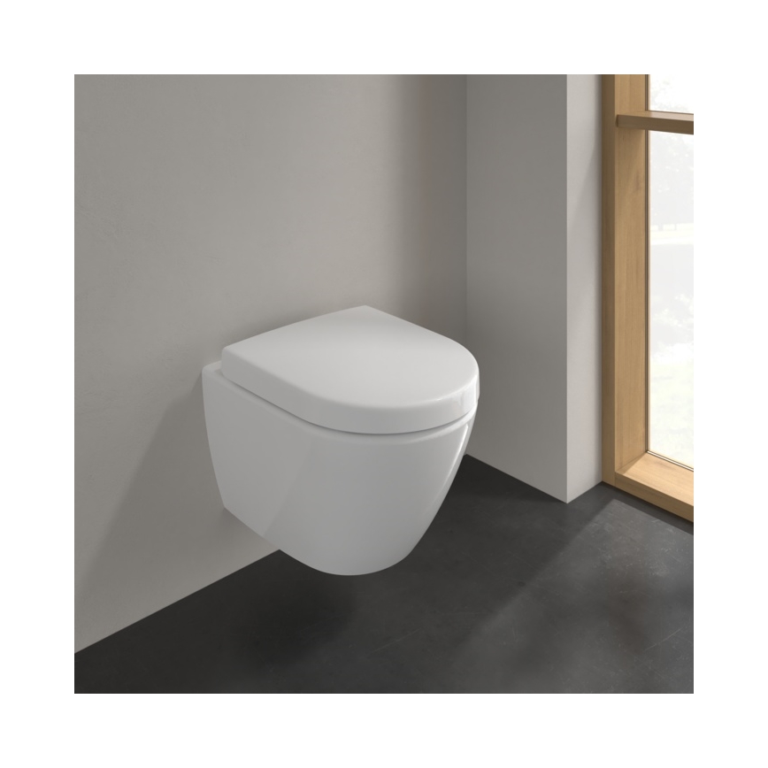 Villeroy & Boch 5606R0R1 - Zidna WC školjka SUBWAY 2.0 keramička/bela