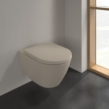 Villeroy & Boch 5614R0AM - Viseća WC šolja SUBWAY 2.0 keramika/bež