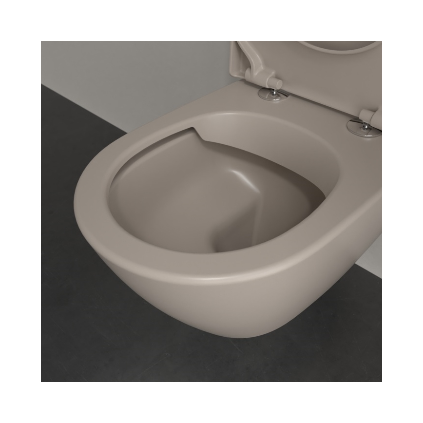 Villeroy & Boch 5614R0AM - Viseća WC šolja SUBWAY 2.0 keramika/bež