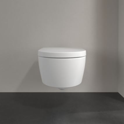 Villeroy & Boch 5656HRRW - Zidna WC šolja sa WC daskom SoftClose AVENTO keramika/bela