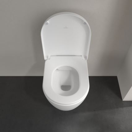 Villeroy & Boch 5656HRRW - Zidna WC šolja sa WC daskom SoftClose AVENTO keramika/bela
