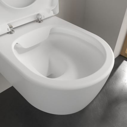 Villeroy & Boch 5656HRRW - Zidna WC šolja sa WC daskom SoftClose AVENTO keramika/bela