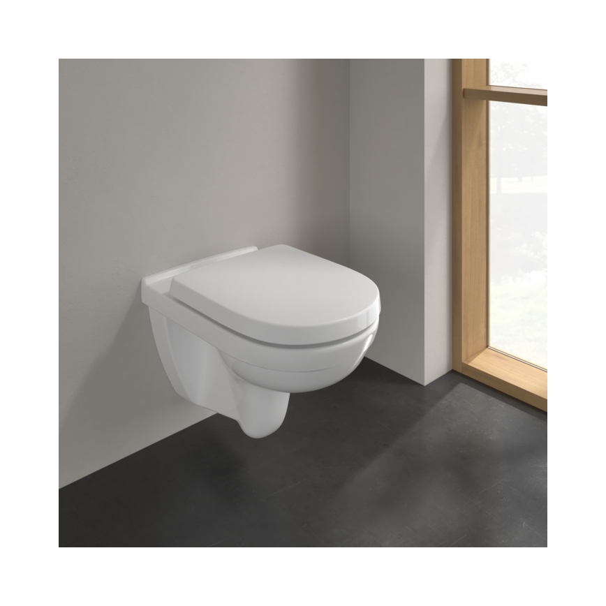 Villeroy & Boch 5660HR01 - Zidni WC sa daskom SoftClose (prigušiva) O.NOVO keramika/bela