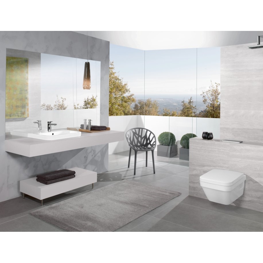 Villeroy & Boch 5685HR01 - Viseće WC šolja sa daskom SoftClose prigušiva ARCHITECTURA keramika/bela