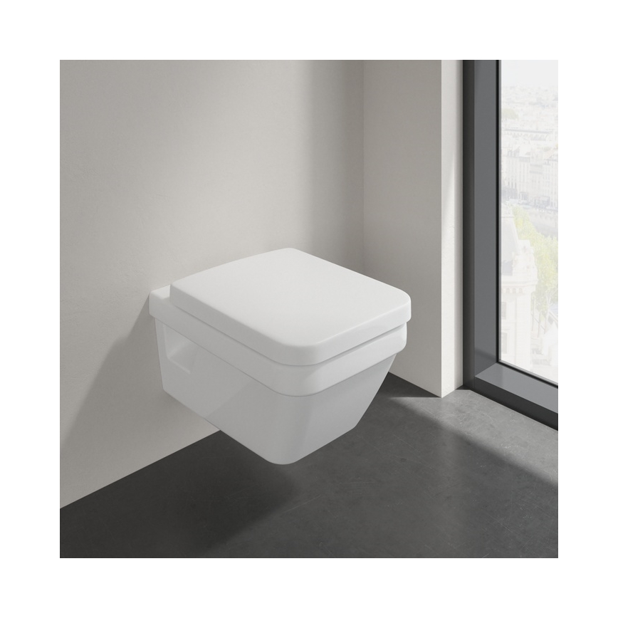 Villeroy & Boch 5685HR01 - Viseće WC šolja sa daskom SoftClose prigušiva ARCHITECTURA keramika/bela