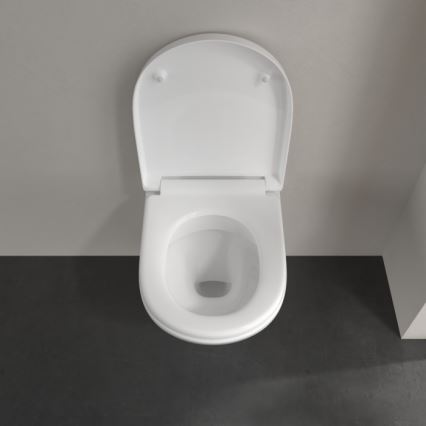 Villeroy & Boch 5688HR01 - Viseća WC školjka sa prigušiva daskom SoftClose O.NOVO keramika/bela