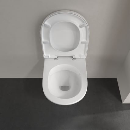 Villeroy & Boch 5688HR01 - Viseća WC školjka sa prigušiva daskom SoftClose O.NOVO keramika/bela