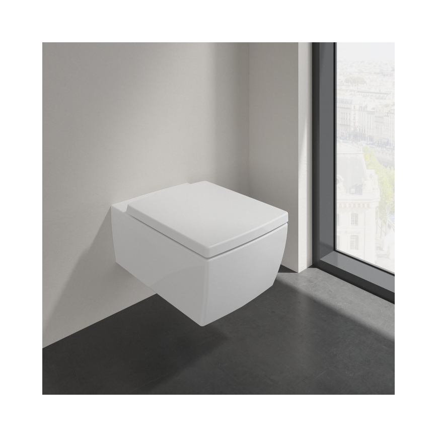 Villeroy & Boch 8M24S101 - WC daska prigušiva MEMENTO 2.0 bela