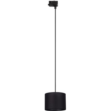 Viseća lampa na sajli za 3-fazni šinski sistem TRACER 1xE27/15W/230V Ø 20 cm crna