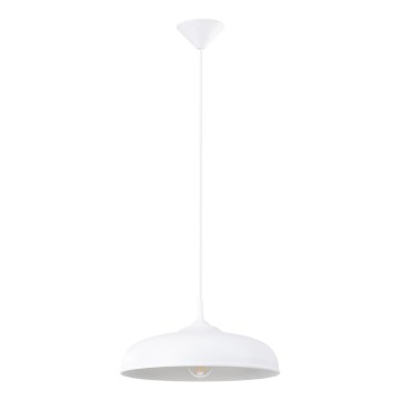 Viseći luster na kablu GINA 1xE27/15W/230V, prečnik 38 cm, beo