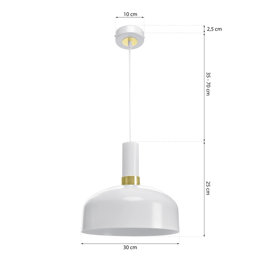 Viseći luster na kablu MALMO 1xE27/60W/230V