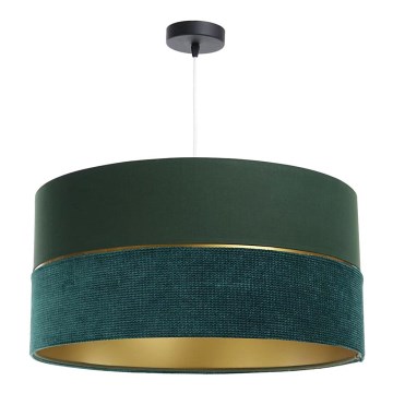 Viseći luster na sajli TWIST 1xE27/60W/230V zelena/zlatna