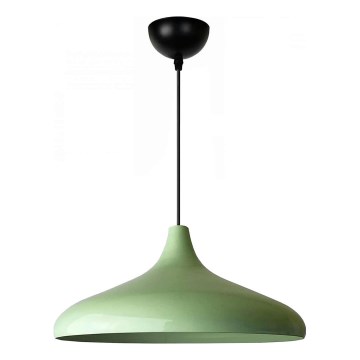 Viseći luster na sajli VULCANO 1xE27/40W/230V, zelene boje