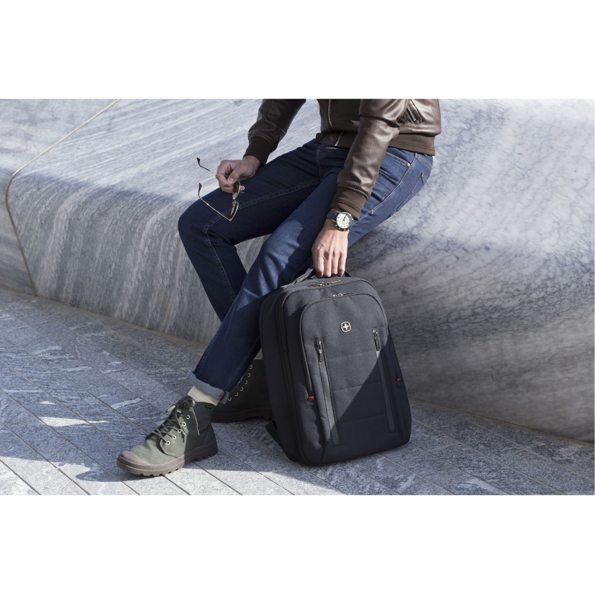 Wenger - Ranac za laptop 16 l 16 sa džepom za tablet 12 City Traveler crna