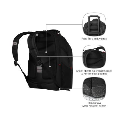 Wenger - Ranac za laptop 26 l 17 sa džepom za tablet 10 Ibex Ballistic Deluxe