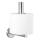 WENKO 19613100 - Držač toaletnog papira BOSIO MATT 8x18 cm nerđajući čelik/srebrna