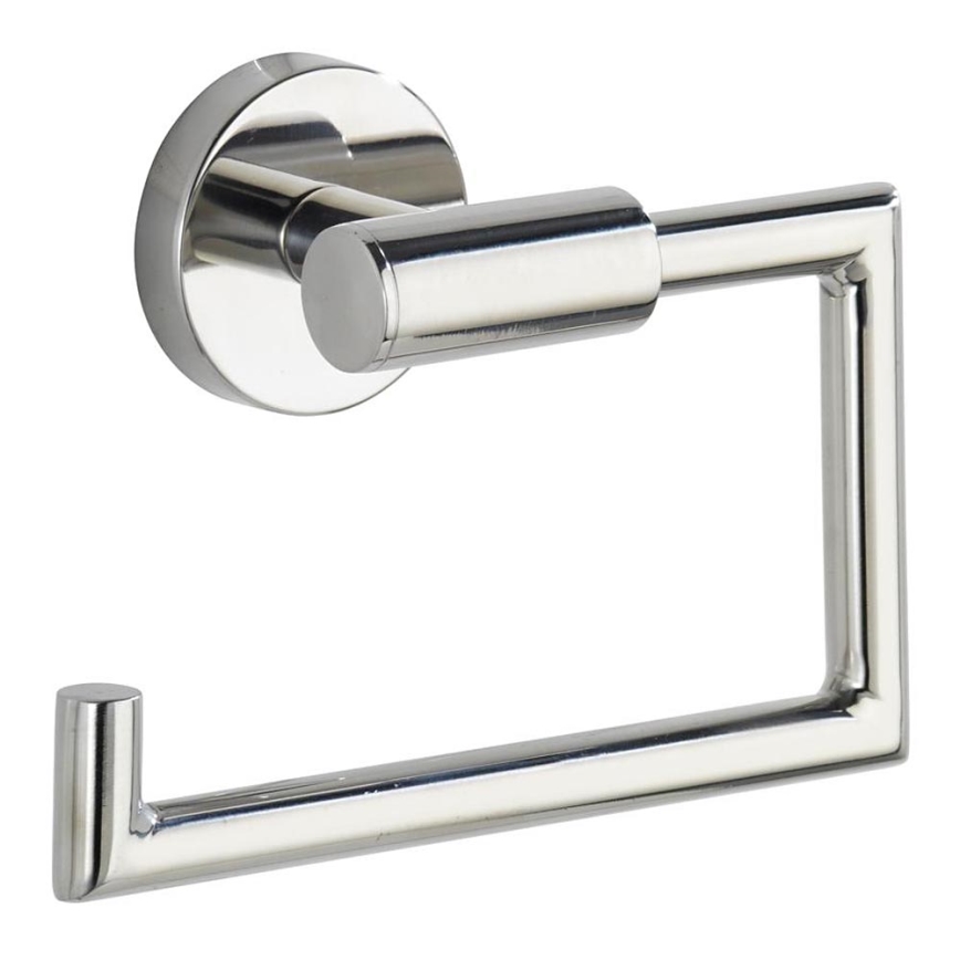 WENKO 20216100 - Držač toaletnog papira BOSIO SHINE 15x10,5 cm nerđajući čelik/srebrna