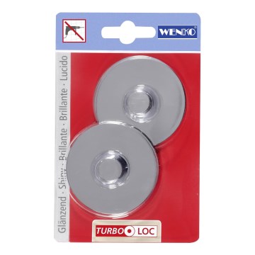 WENKO 20646100-Adapter CLA+PREM+STYLE AD TL 6x1,4 cm sjajni hrom