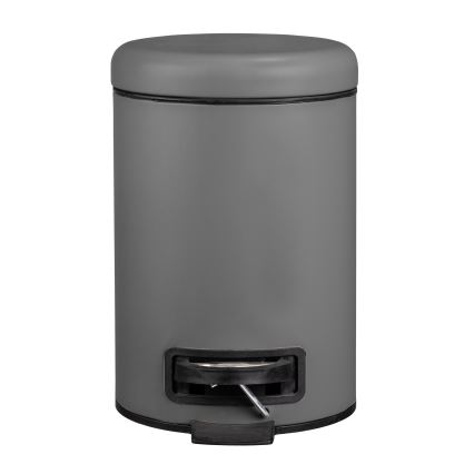 WENKO 22148100 - Korpa LEMAN 17x25 cm siva/crna