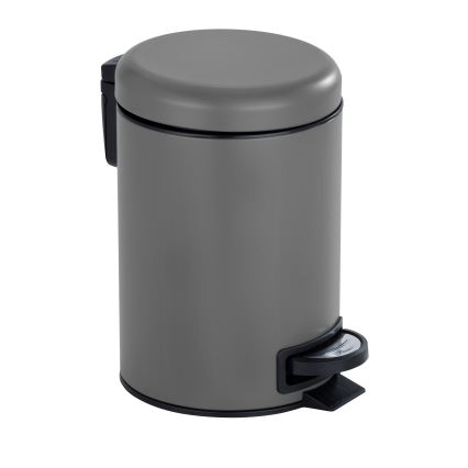 WENKO 22148100 - Korpa LEMAN 17x25 cm siva/crna