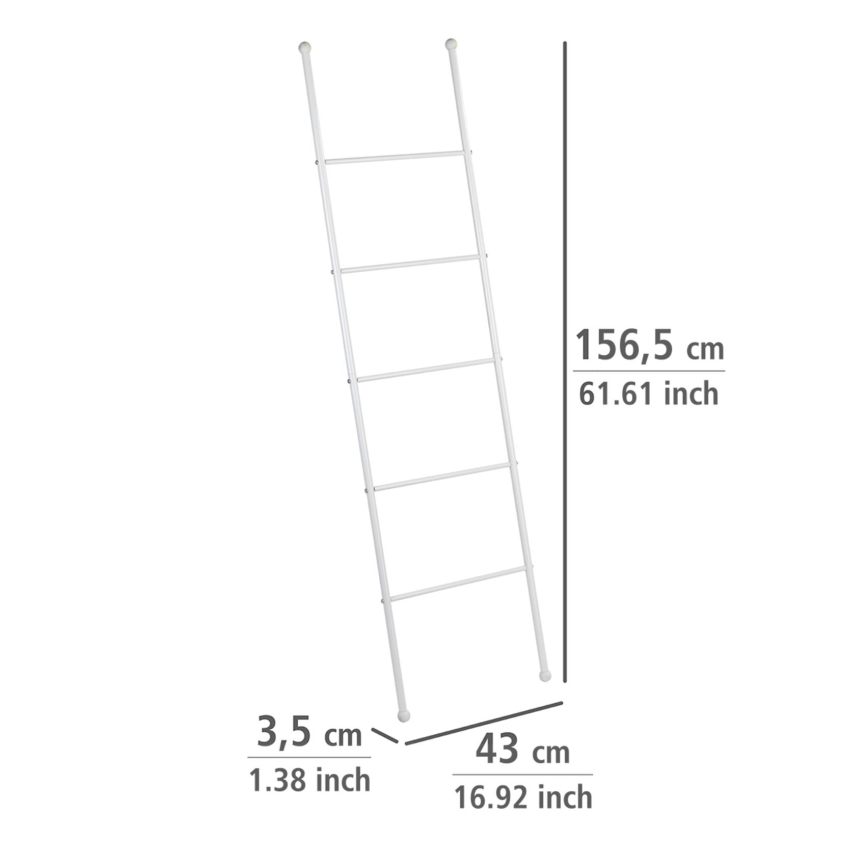 WENKO 22508100 - Držač peškira VIVA 43 x 156,5 cm, beo