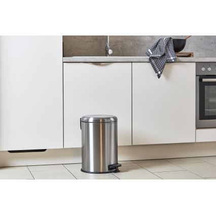 WENKO 22704100 - Kanta LEMAN 30,5x44 cm nerđajući čelik/satenski/crna