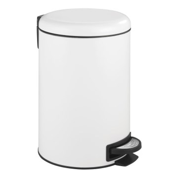 WENKO 22707100 - Kanta za otpatke LEMAN 25x38 cm bela/crna