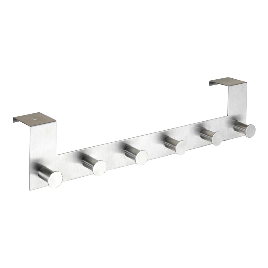 WENKO 22804100-Vešalica CELANO 39x11 cm nerđajući čelik/srebrna
