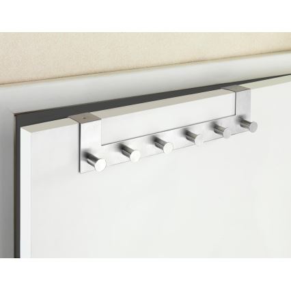 WENKO 22804100-Vešalica CELANO 39x11 cm nerđajući čelik/srebrna